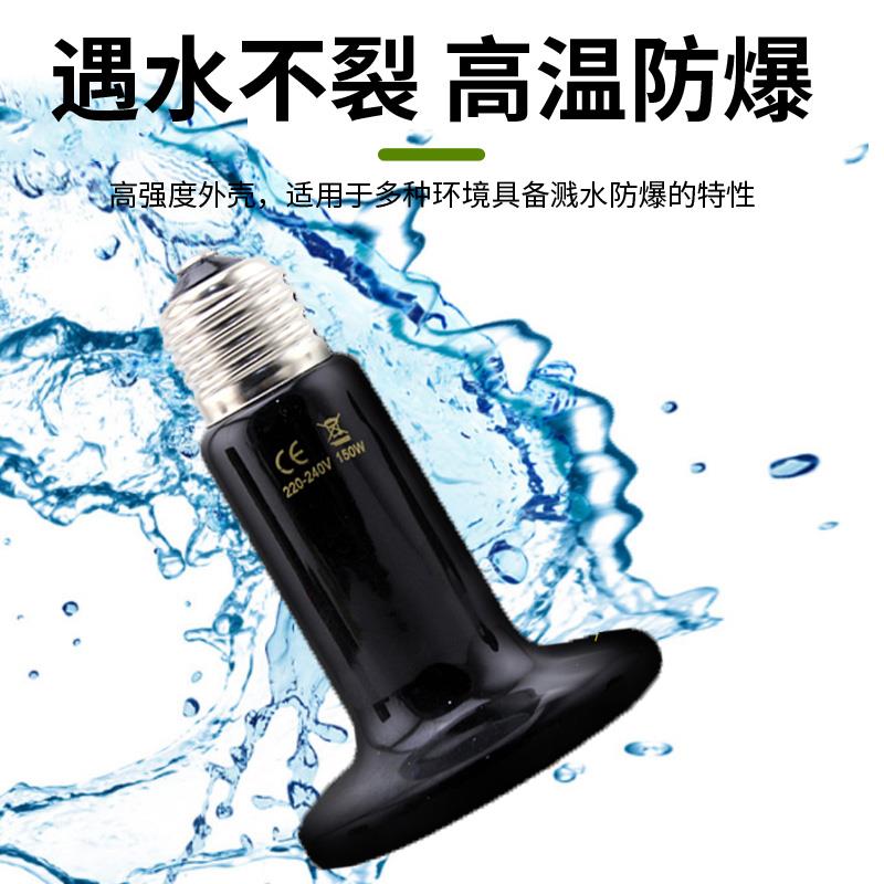 宠物恒温加热灯陶瓷无光取暖芦丁鸡鹦鹉爬宠乌龟鱼缸狗笼子加热灯