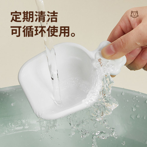 猫粮勺子硅藻土干燥勺罐头密封盖子狗粮计量防潮铲子宠物喂食粮勺