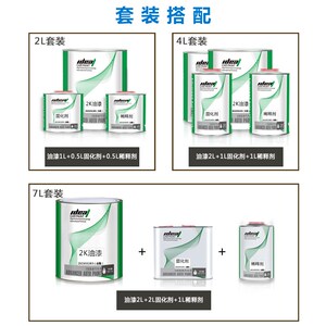 艾得汽车油漆2K鲜红 法拉利红汽车成品油漆金属漆高光双组份烤漆