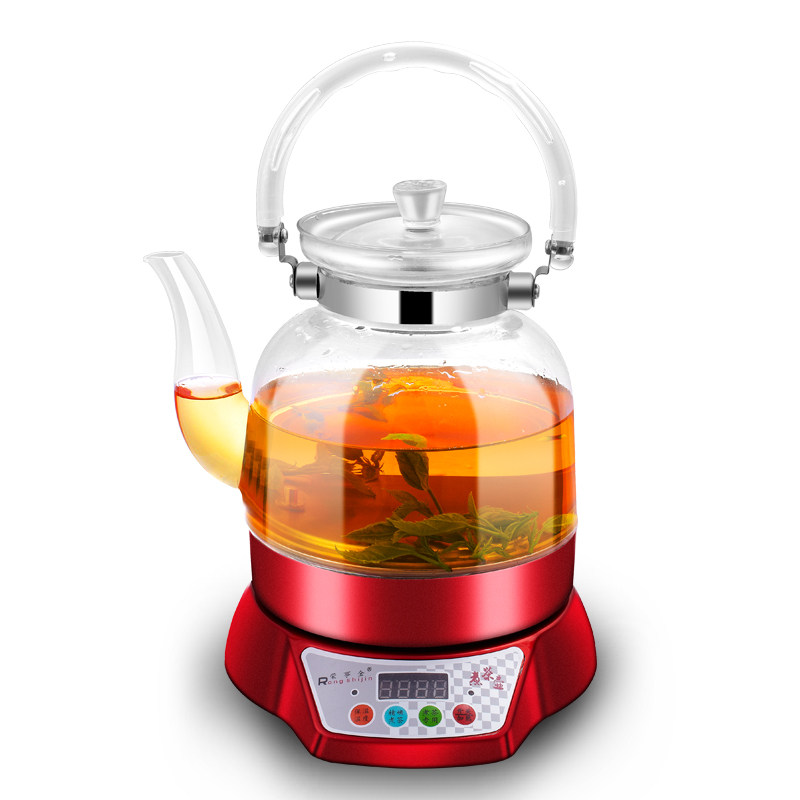荣事金煮茶器家用自动保温黑茶煮茶壶蒸汽玻璃电蒸茶器普洱蒸茶壶