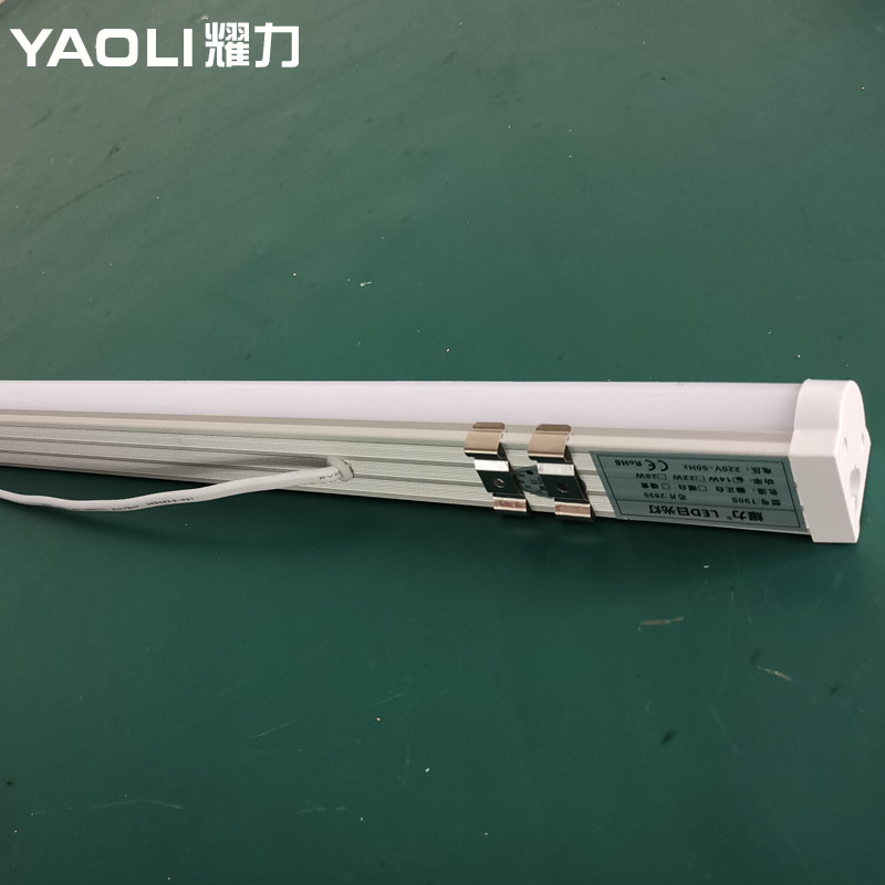 耀力90度壁灯T8三角灯管led日光灯橱柜门头明装墙角灯侧装光管