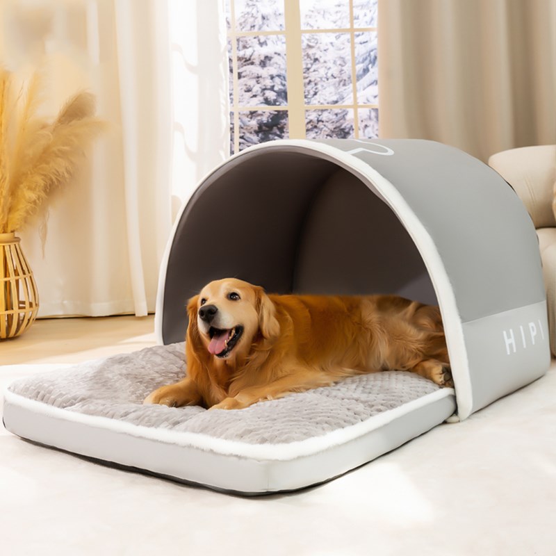 狗窝四季通用冬季保暖狗垫子猫窝中小型犬宠物金毛狗狗睡觉用狗床