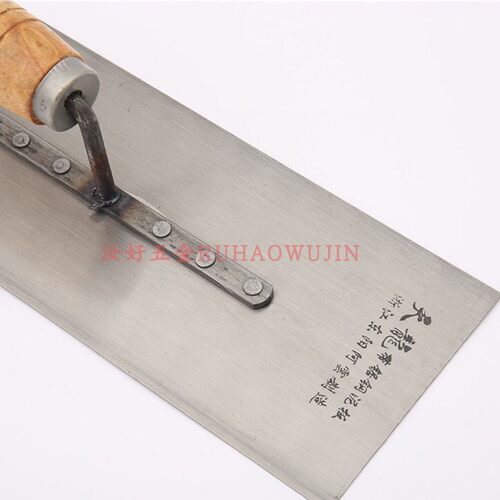 木柄天龙泥夹抹泥刀泥工抹刀铲刀泥锹泥铲小铁板批刀泥夹刷墙神器