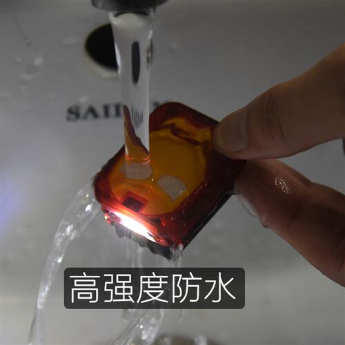 挥手亮夹帽灯感应头灯夜钓充电锂电强光超亮LED帽檐灯头戴式饵灯