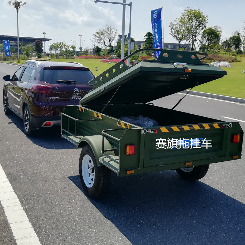 后车厢拖挂式房车改装 越野汽车小拖车家用 露营自驾旅居拖车
