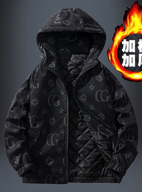 秋冬季棉衣男新款2021爆款加厚外套韩版潮流帅气棉服学生保暖棉袄