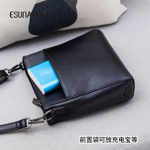 链条水桶包20h23新款手机包迷你小包包女真皮斜挎放手机小挎包竖