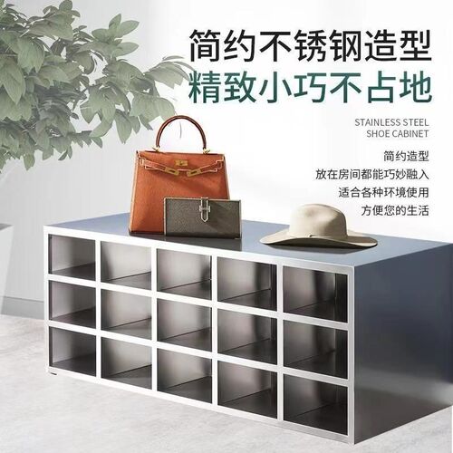 加厚不锈钢鞋柜无尘食品工厂员工净化车间实验室更衣室单双面鞋柜
