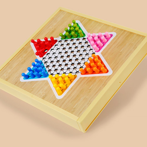 五子棋飞行围棋跳棋斗兽棋盘儿童大号多功能二合一带Y磁性益智玩