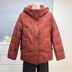 妈妈装冬季羽绒服外套女衣服2025新款中老年女装洋气保暖加厚上衣