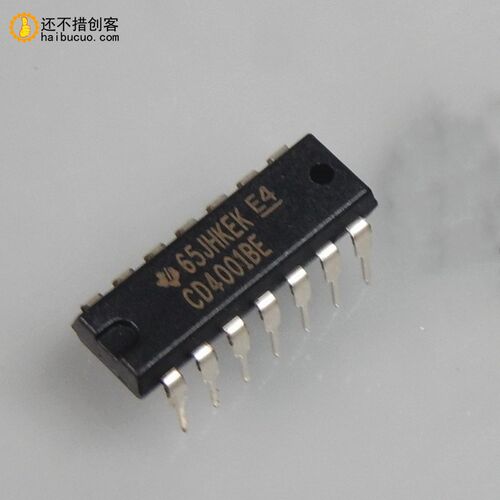 CD4001BE CD4001 四2输入端或非门 DIP-14直插