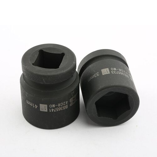 波斯1风炮套筒头25mm重型风动短套筒外六角套筒配件气动套筒