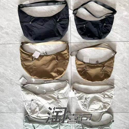 Slouchy斜挎瑜伽包 健身慢跑运动挎包 通勤尼龙大容量包款