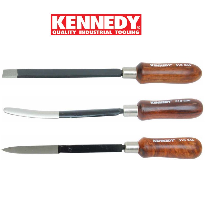 克伦威尔KENNEDY钳工刮刀进口半圆平形三角修边刀去毛刺工具