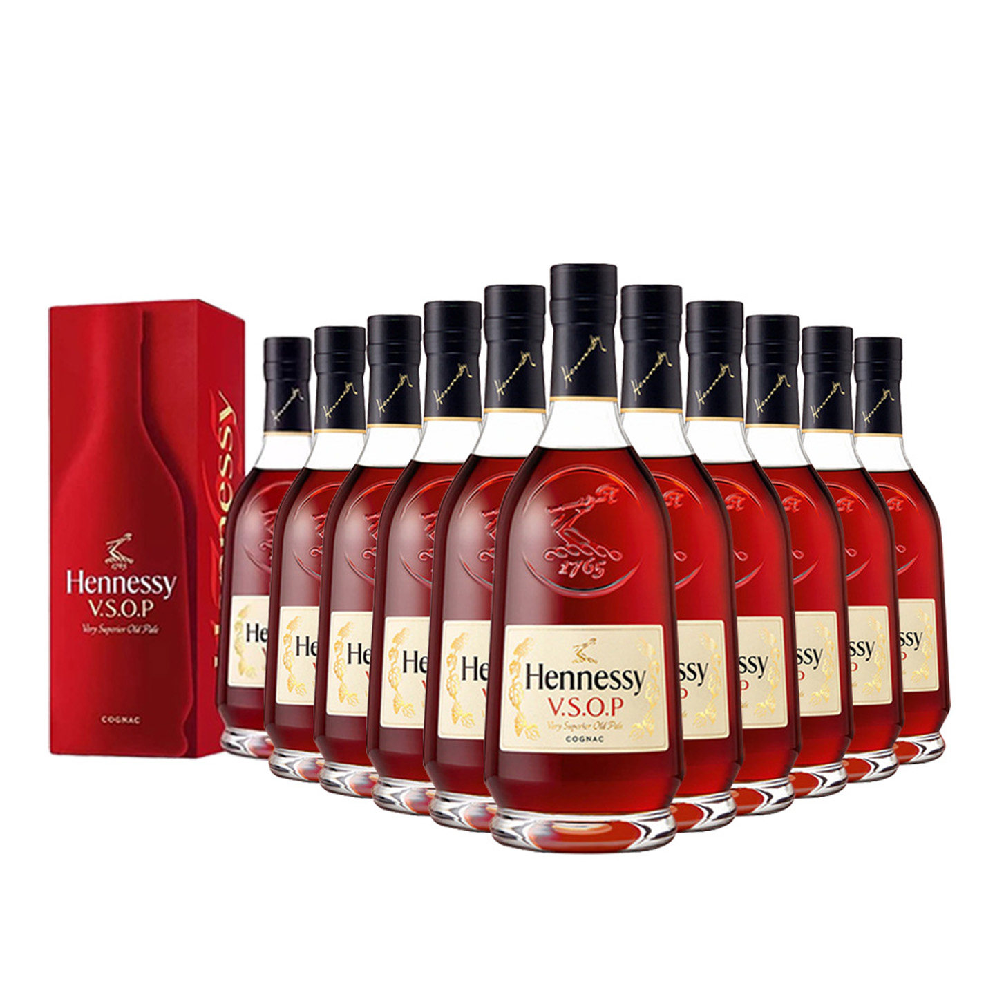 Hennessy轩尼诗VSOP干邑白兰地700ml*11瓶 法国进口洋酒带盒行货