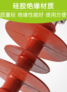 高压负荷硅橡胶复合针式绝缘子 FPQ-10/3T20 工厂直销 镀锌防腐