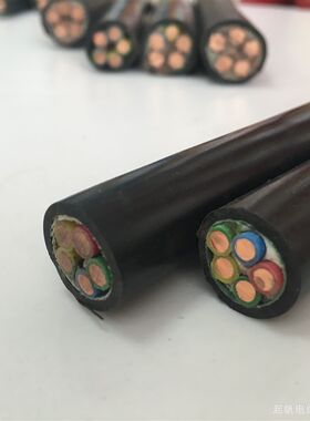 起帆电线电缆 YJV/YJY3/4/5芯2.5/4/6平方5x6硬电缆铜芯国标过测