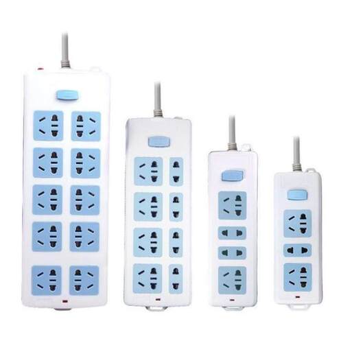Power cord extension socket Plug wire board with towing Plat