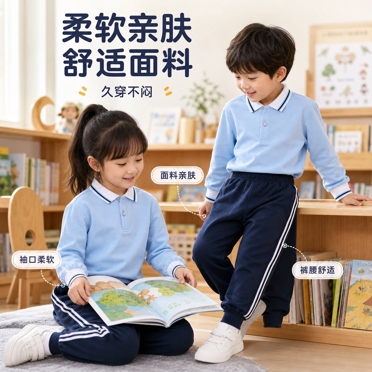 小学生校服春秋装2026春季新款幼儿园园服儿童运动班服一年级套装