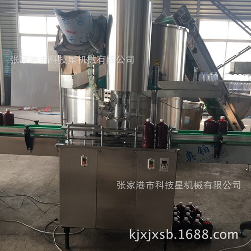 矿泉水果汁饮料圆形瓶封口机塑料盖塑料瓶全自动旋盖机食品