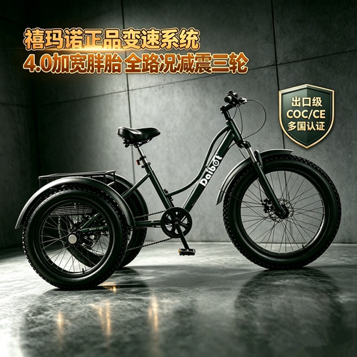 daibot老人变速三轮车买菜代步车