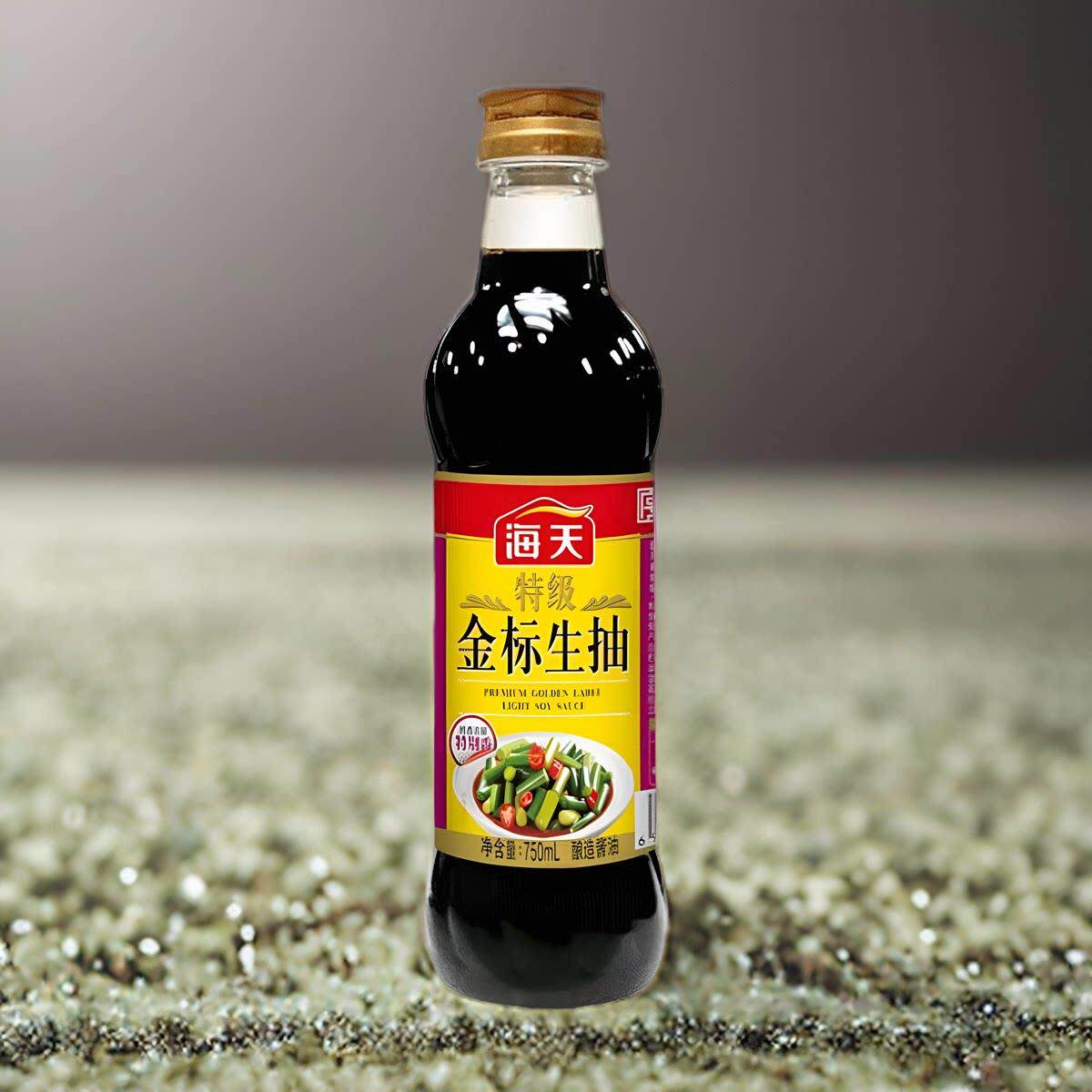 海天特级金标生抽500ml*4瓶家用炒菜凉拌点蘸酿造酱油增鲜提味