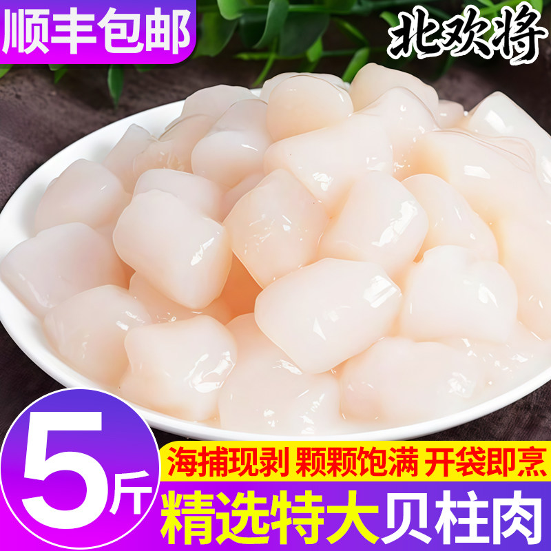 现剥特大贝柱肉水产品商用批发