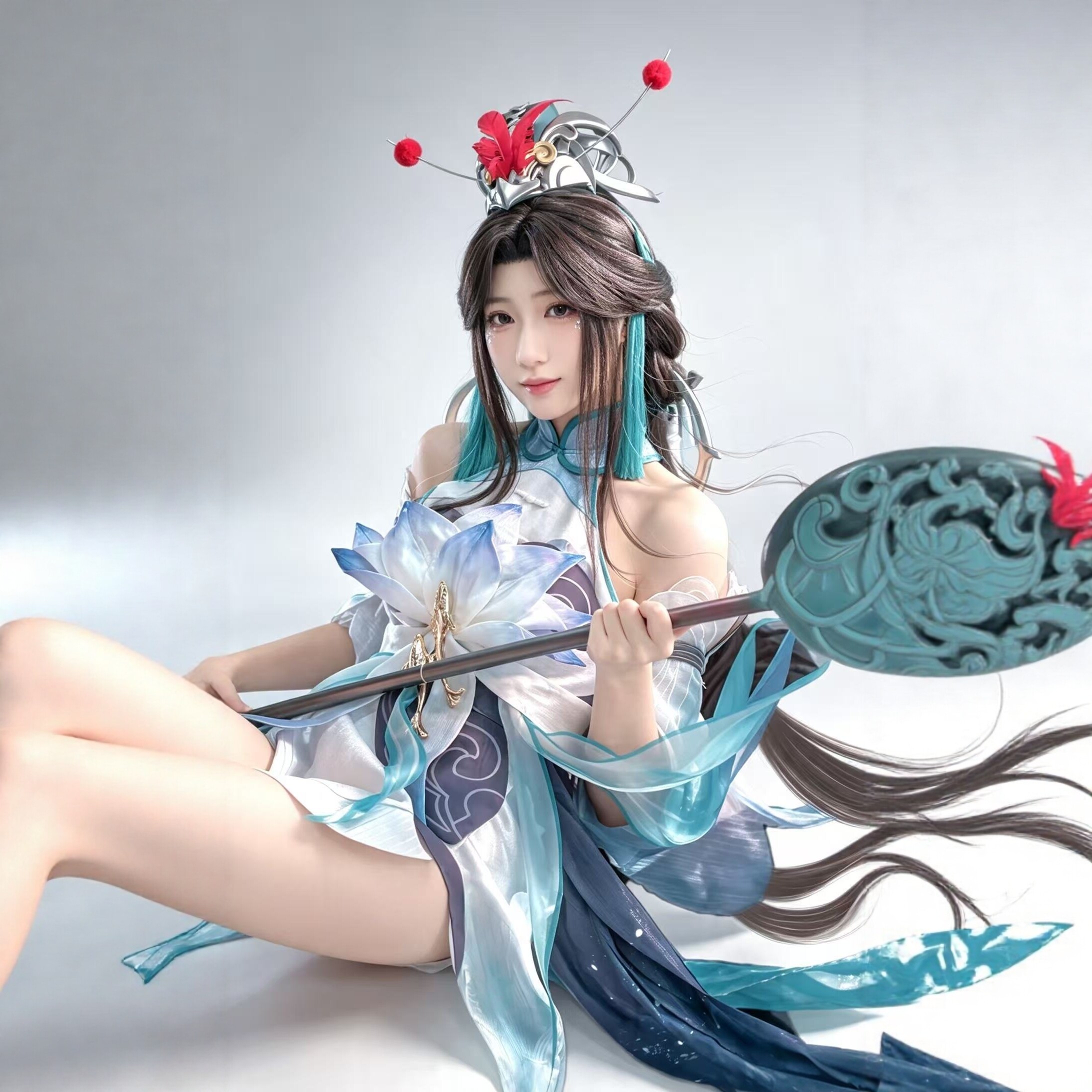 大乔COS服装白鹤梁王者荣耀服装