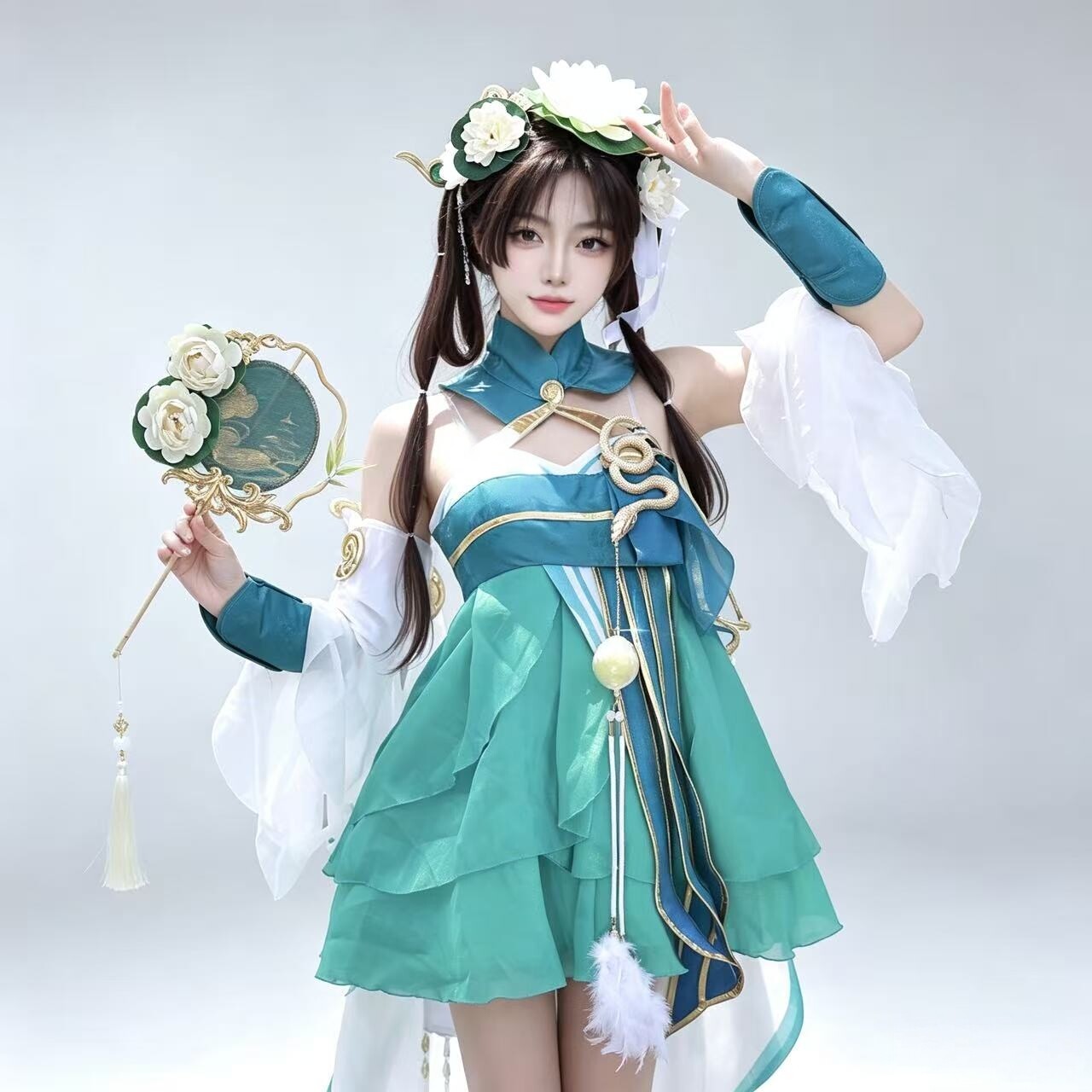 小乔cos服王者荣耀青蛇同款衣服