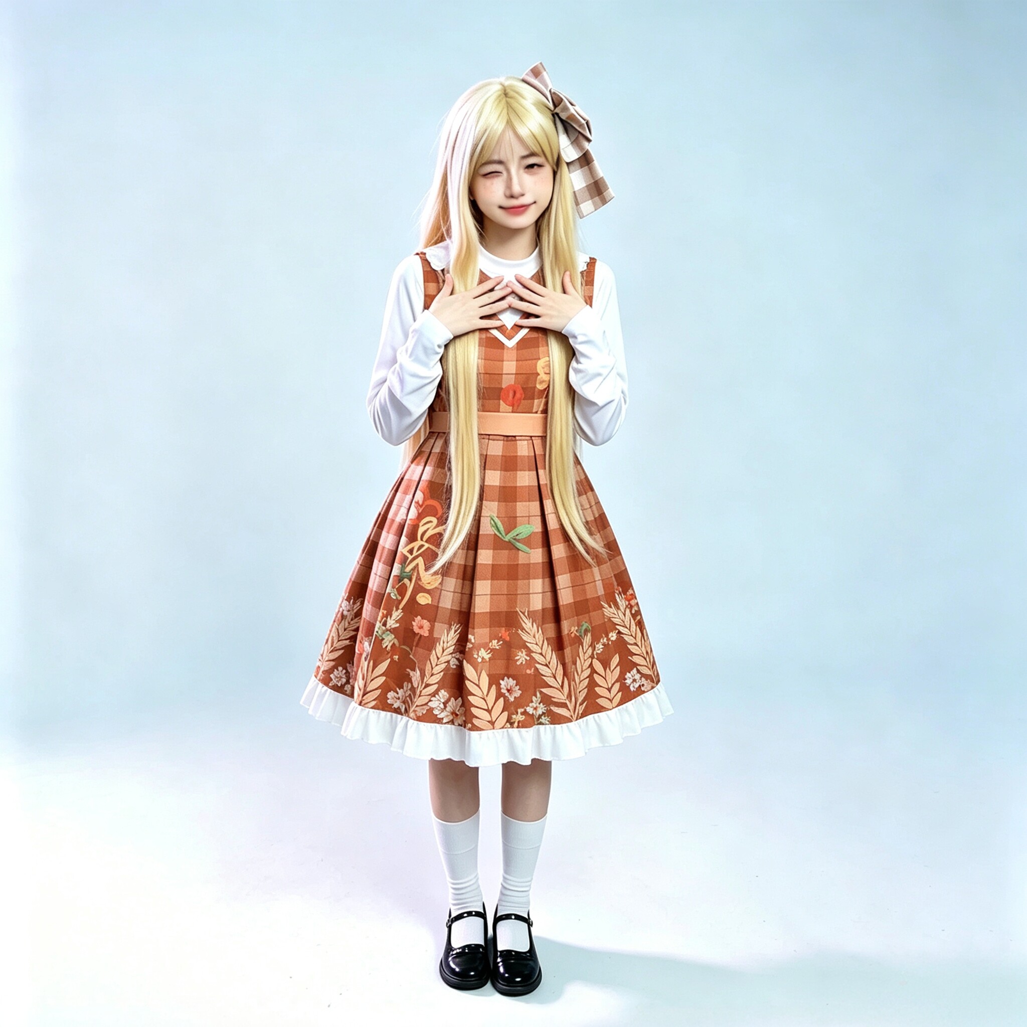 第五人格田园秋收节小女孩cos服图片