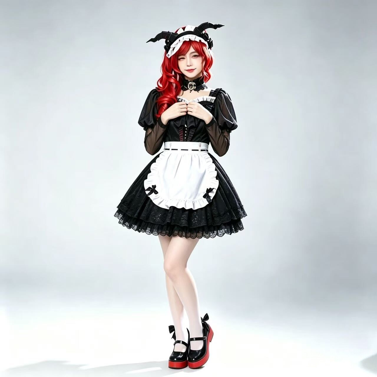 第五人格红发的魔女祭司绯cos服图片