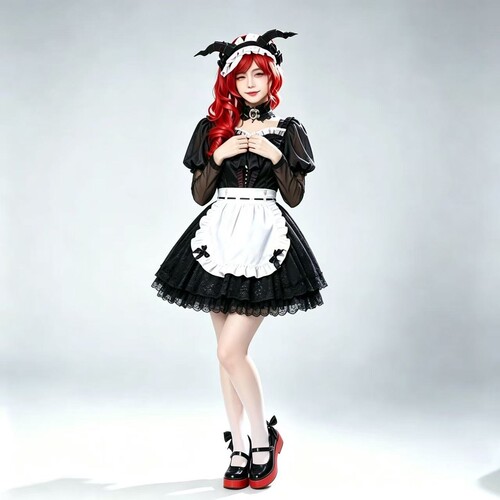 第五人格红发的魔女祭司绯cos服