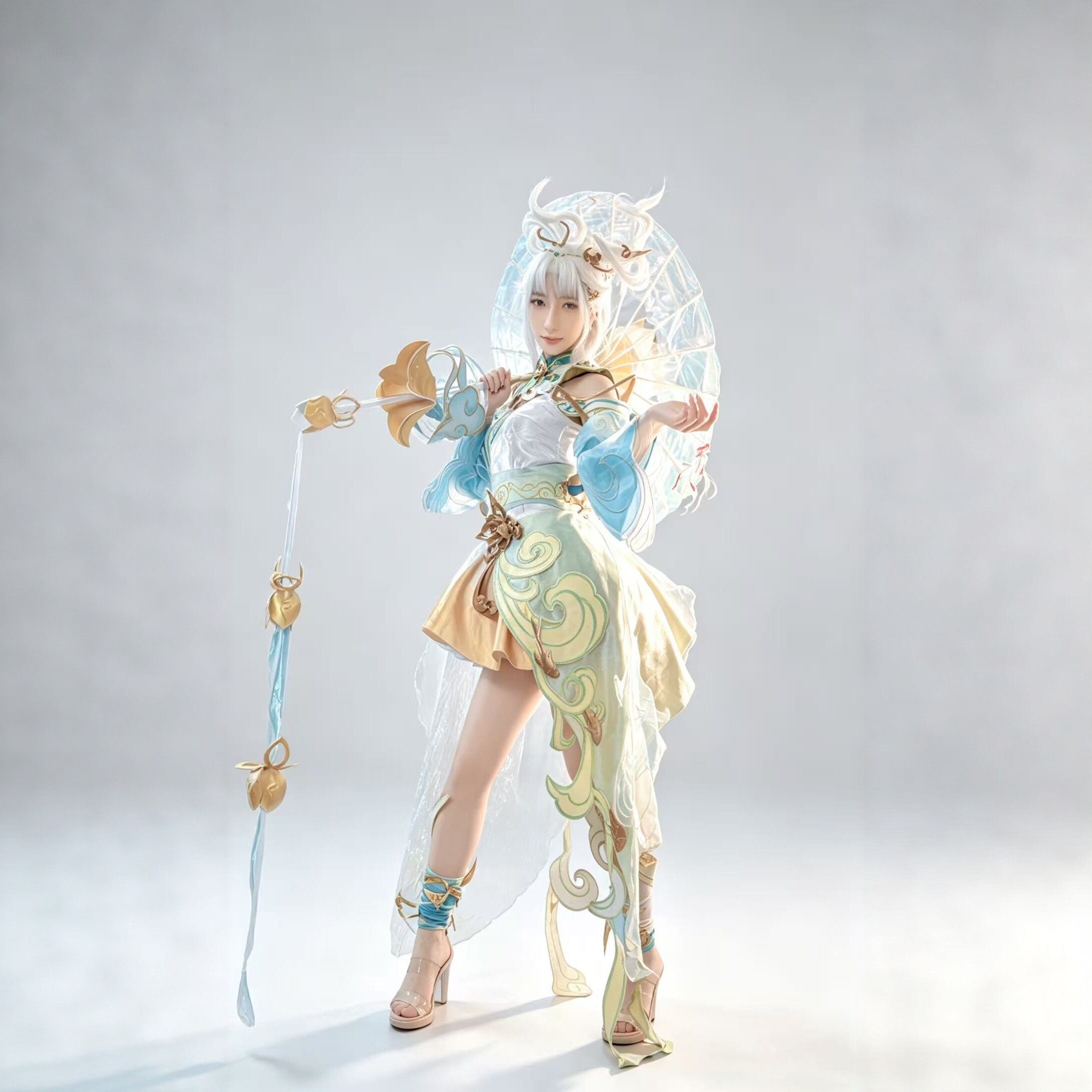 公孙离COS服云诺千山王者荣耀女