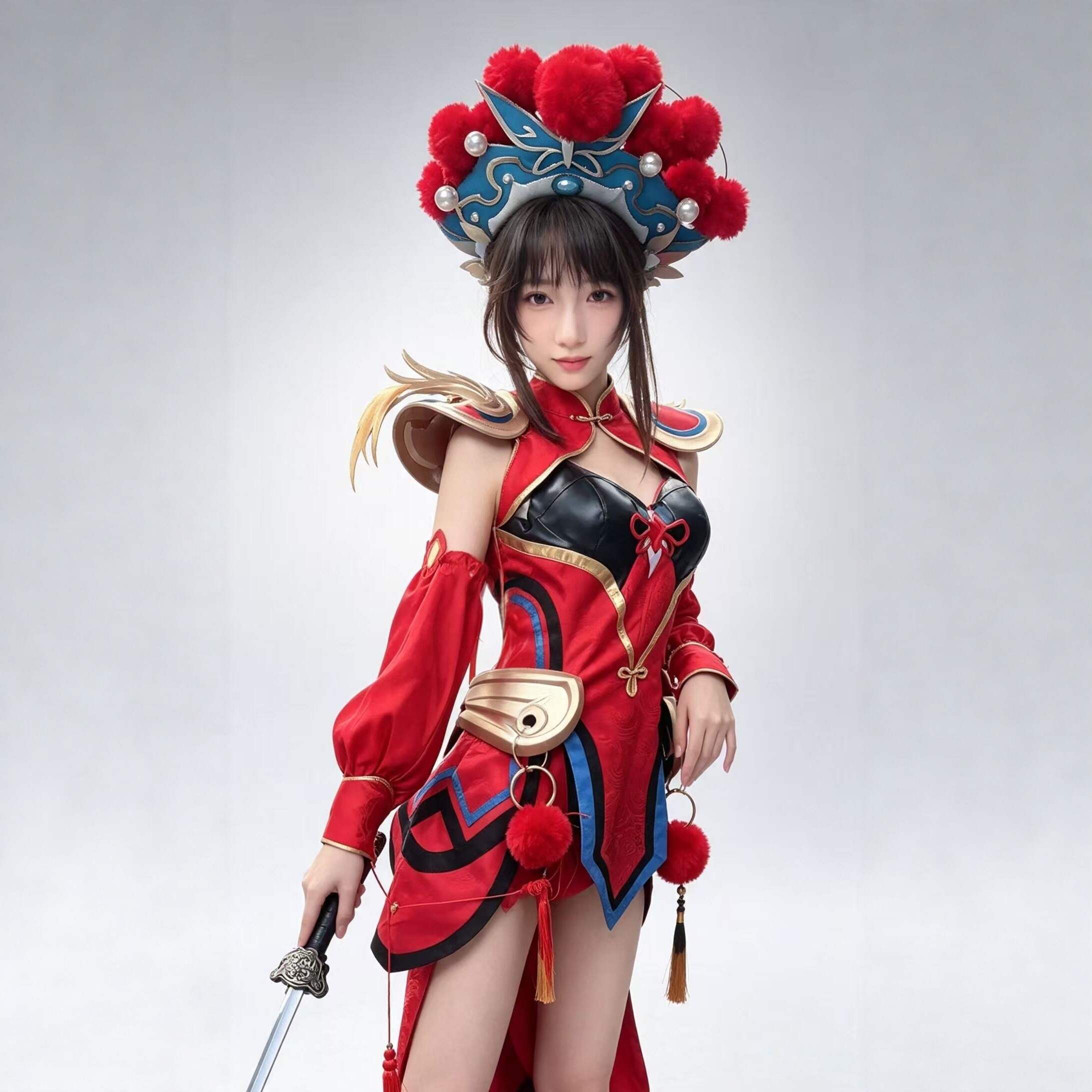 虞姬cos服霸王别姬王者荣耀全套图片