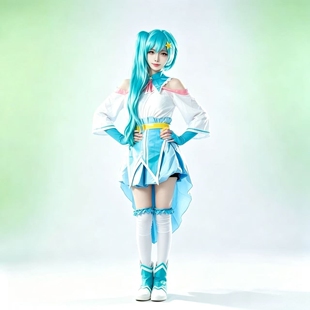 雅雅贝贝cos服巴啦啦小魔仙动漫雅雅贝贝同款裙子配饰全套假发鞋