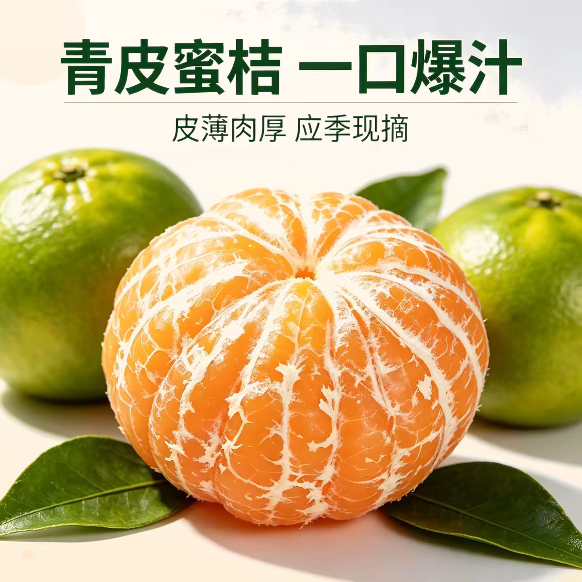 【青皮蜜橘当季新鲜水果】青皮橘风味浓郁清爽多汁六分酸四分甜c