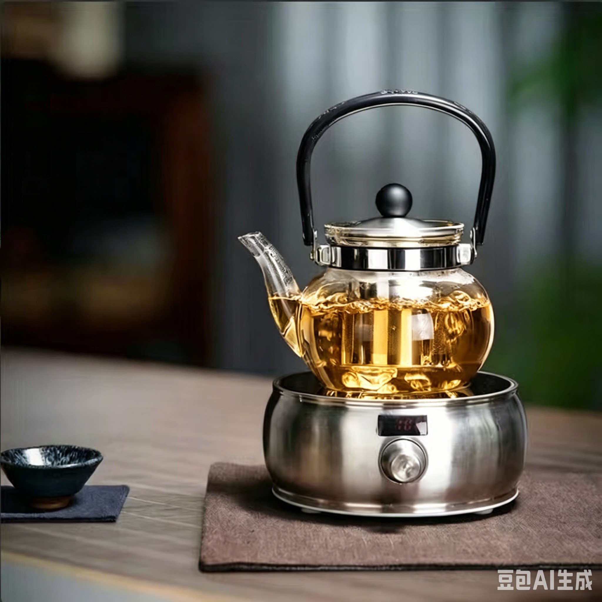 雅风玻璃茶壶家用耐高温煮茶器烧水泡茶壶单壶电陶炉茶具套装大壶