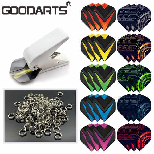 GOODARTS 亚马逊飞镖配件弹簧圈打孔器镖翼套装