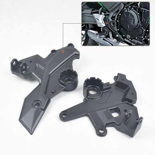 脚踏板适用于川崎忍者Ninja650 Z650 RS 前板脚踏支架脚凳17-25年