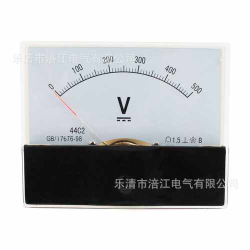 44C-50V指针式直流电压表10V15V20V30V50V600V1000V伏特电压表