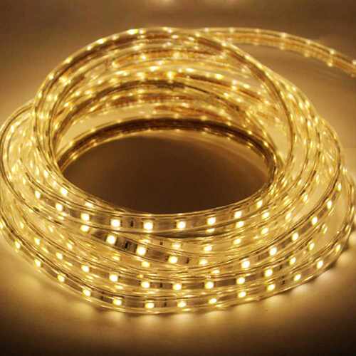 深圳现货led灯带220v暗槽装修防水软灯条无导线柔性高压灯带