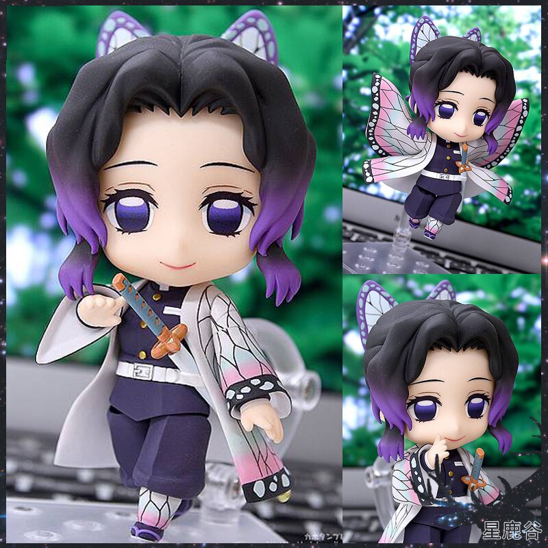 现货 gsc 鬼灭之刃 蝴蝶忍 虫柱 粘土人 q版 可动手办