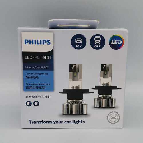 Philips恒锐光G2H1H4H7H11HB3HB4HIR26500K12V24V高瓦LED灯泡前灯
