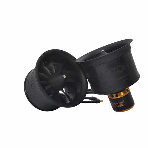 涵道50mm12叶正反桨群汐涵道4600kv 40A电调外转无刷电机EDF马达