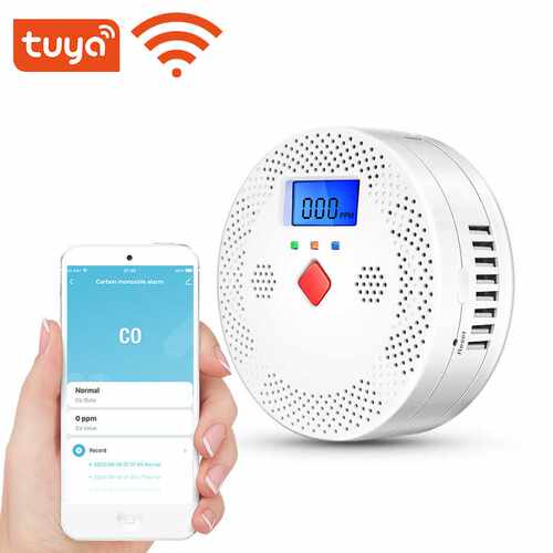涂鸦智能WiFi一氧化碳气体检测仪CO探测器家庭安防气体泄漏警报器