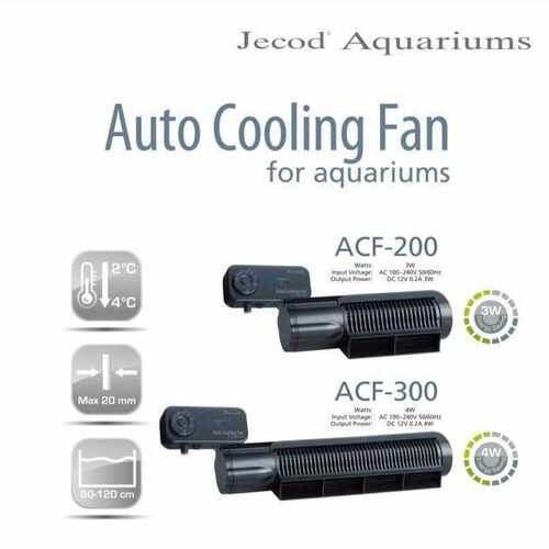 捷宝可调节风扇淡海水通用鱼缸散热降温冷却风扇ACF200 300