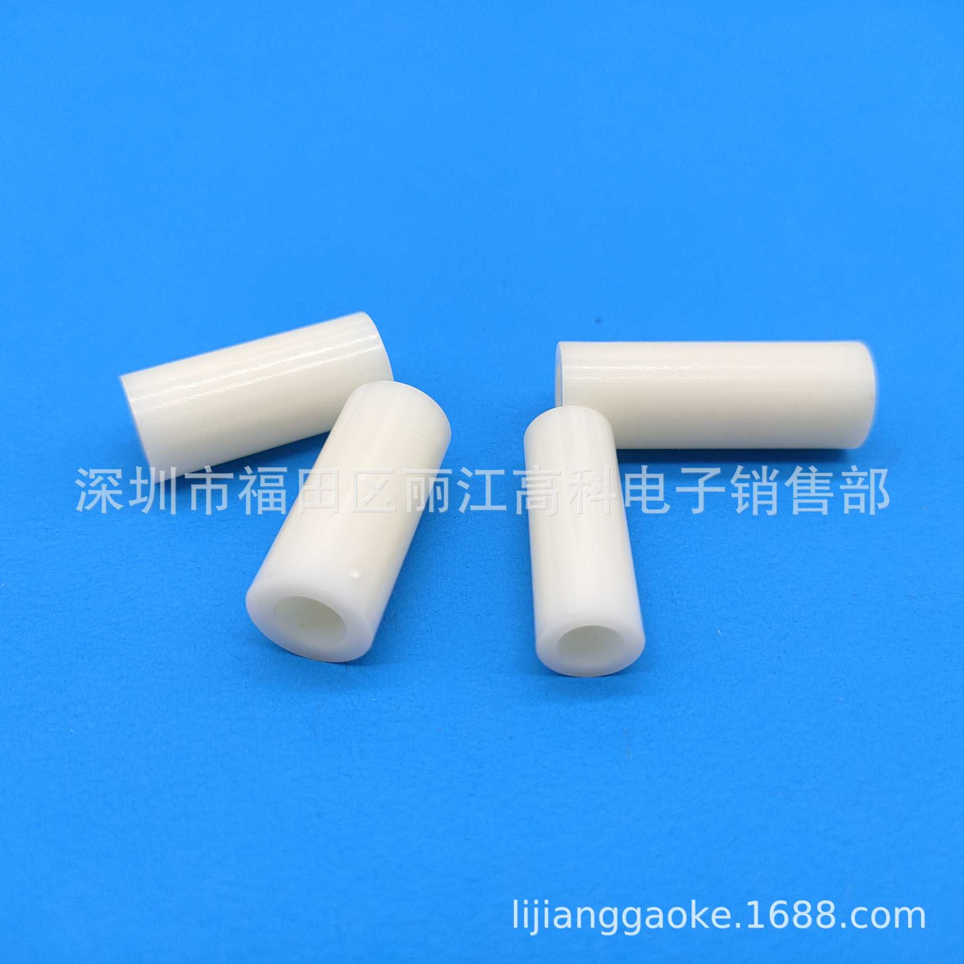 圆形塑胶直通管M4*7*10 尼龙螺丝 m4塑料隔离柱 圆孔套管1000个