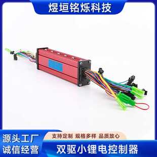 通讯协议专用双驱动控制器24V36V48V60V250W350W400W一拖二双电机