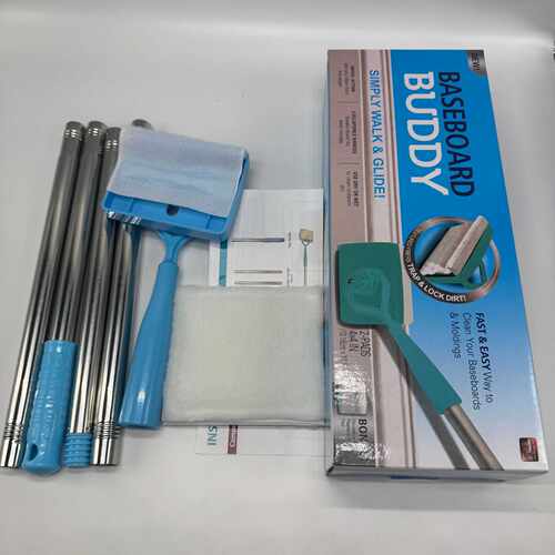 可伸缩手柄家用万能清洁刷万能拖把 baseboard buddy 懒人拖把