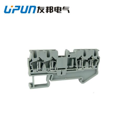 上海友邦电气 UJ5-1.5/2*2 笼式弹簧双进双出型接线端子快速接线